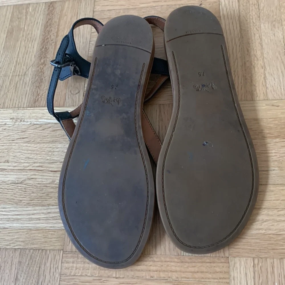 Coach leather sandals - Picture 3 of 4